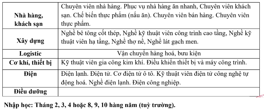 3. Các chương trình học tại Đức